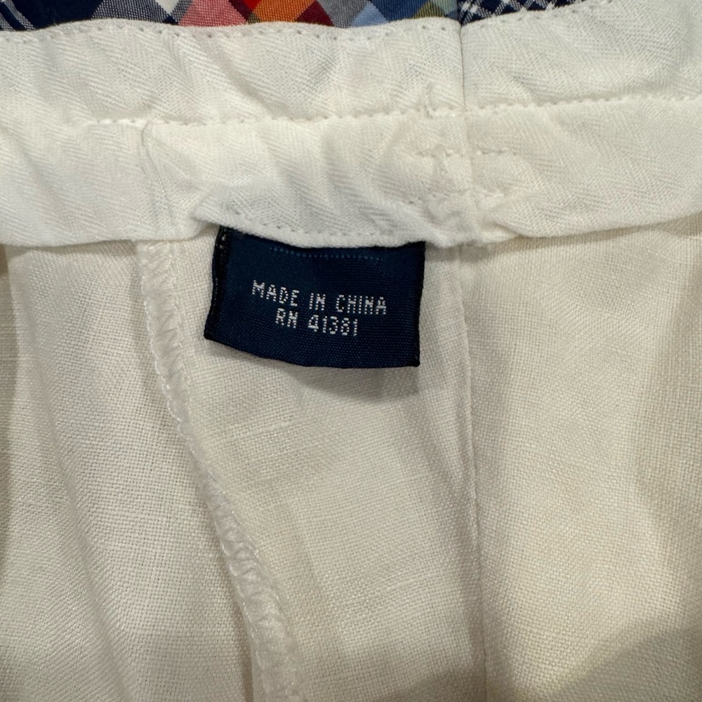 Polo by Ralph Lauren Men's White Flat Front Shorts - Picture 7 of 7